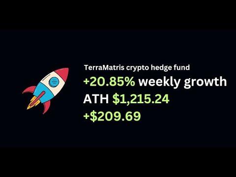 Embedded thumbnail for #28 Crypto Hedge Fund&#039;s Value Reaches $1,215.24 (+20.85% week over week growth)