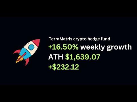 Embedded thumbnail for #30 Crypto Hedge Fund&#039;s Value Reaches $1,639.07 (+16.5% week over week growth)